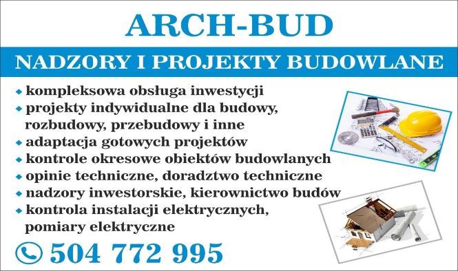 „ARCH-BUD” Nadzory i Projekty Budowlane