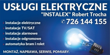 INSTALEX - Robert Trocha, Usługi elektryczne.