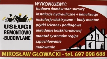 Usługi Remontowo-Budowlane Mirosław Głowacki