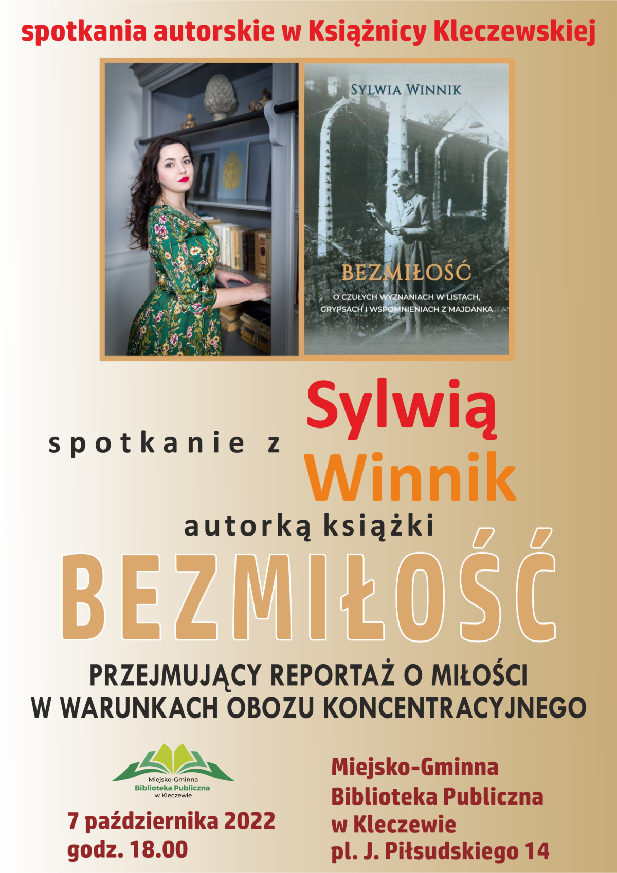 Spotkanie autorskie z pisarką Sylwią Winnik