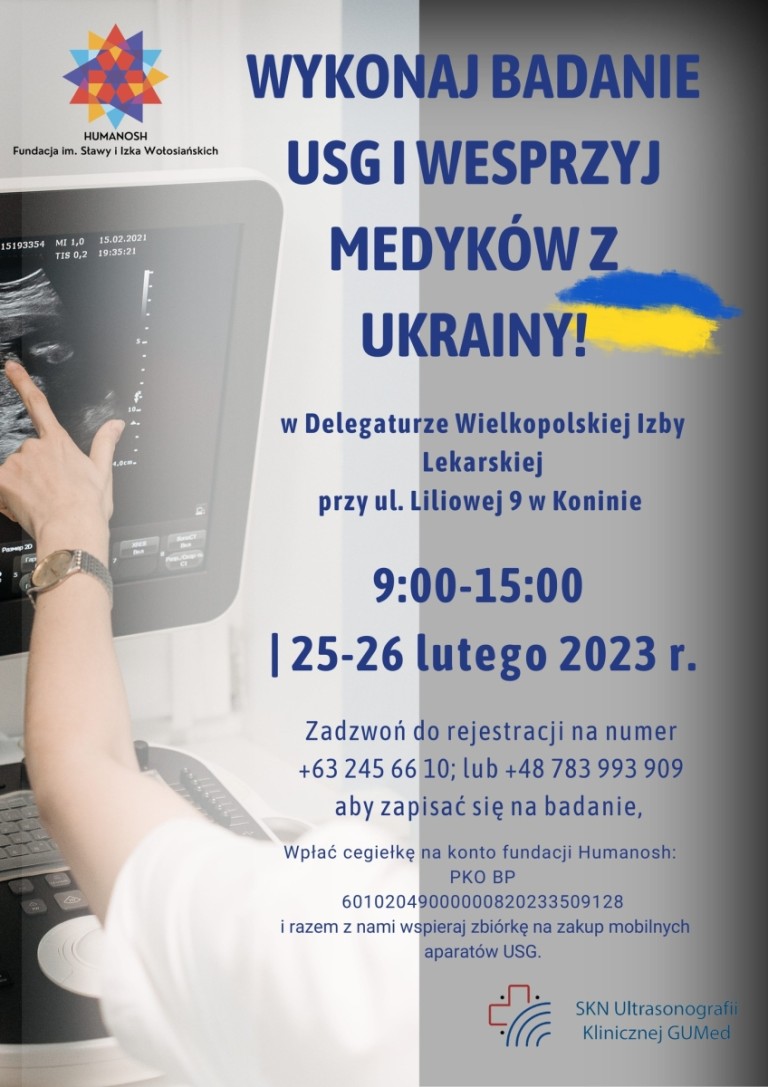 Zbadaj się i wesprzyj medyków z Ukrainy. Już w tym miesiącu
