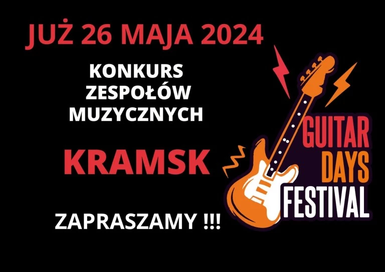 To będzie już trzecia edycja Guitar Days Festival w Kramsku!