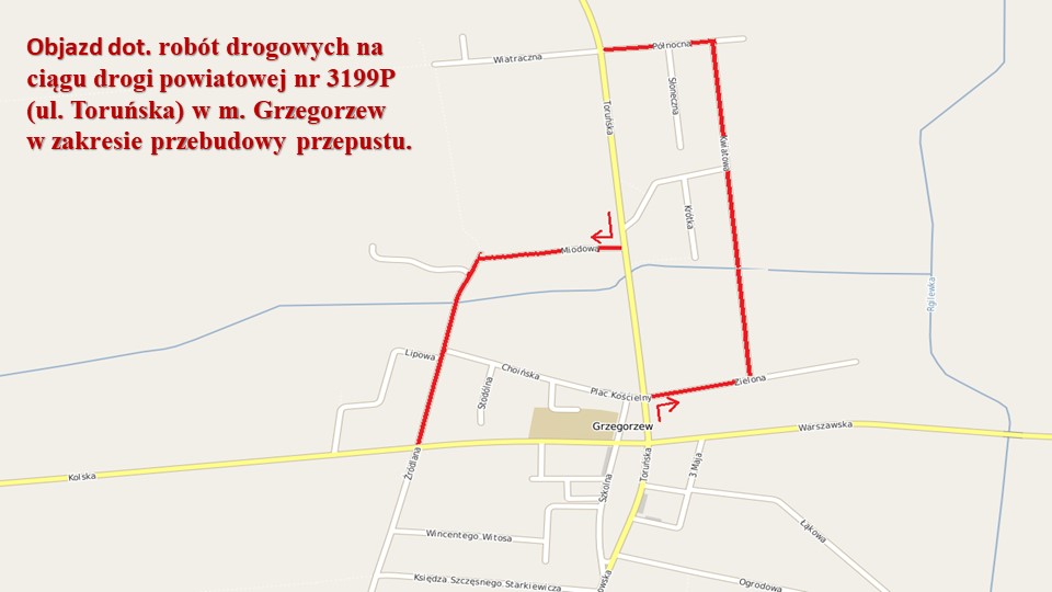 Droga w Grzegorzewie będzie remontowana. Utrudnienia w całym powiecie kolskim
