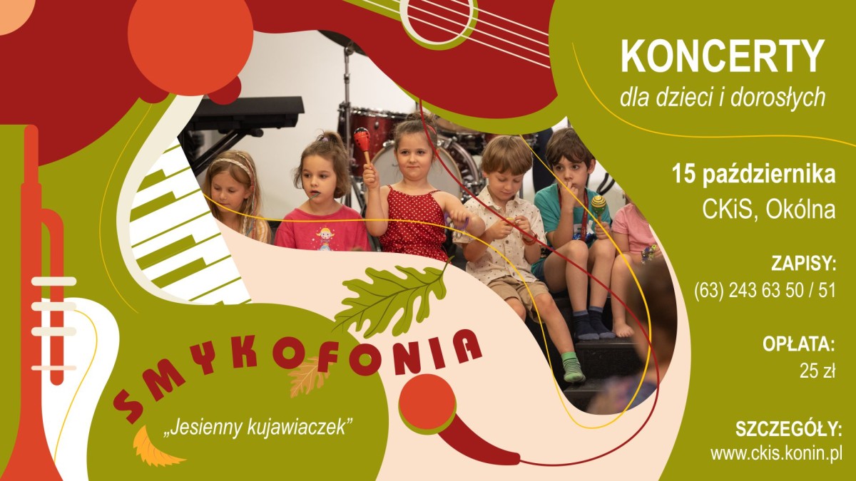 SMYKOFONIA - koncerty dla najmłodszych "Jesienny kujawiaczek"