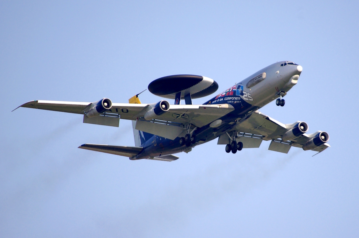 Samoloty z Powidza patrolowały niebo podczas wizyty prezydenta USA w Kijowie