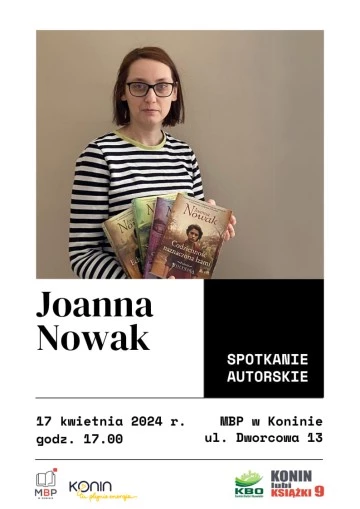 Konin lubi książki. Odkryj "Podróż Wołyńską" z Joanną Nowak